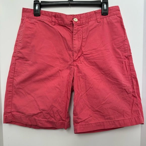 Vineyard Vines Other - Vineyard Vines Club Short Chino Coral Flat Front with Pockets, 32